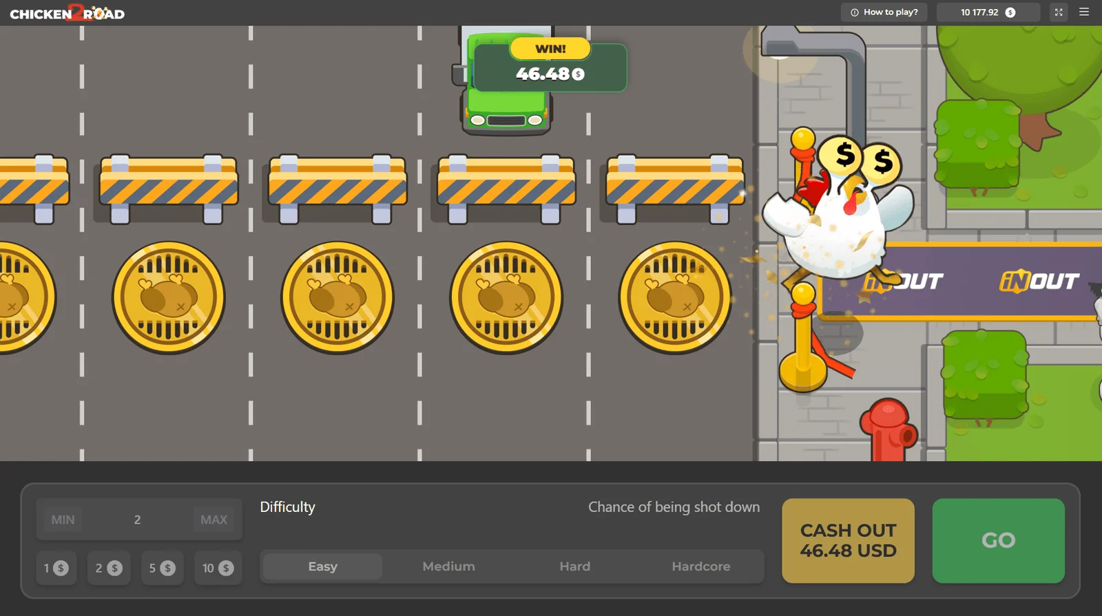 casino chicken road 2
